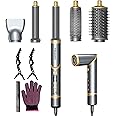 Easywave Air Wrap Hair Styler: Flexible 5 in 1 Styling & Drying System, Professional Hot Air Brush Set for Fast Drying, Curling, Volumizing, Smoothing & Styling, Oval Brush, Concentrator