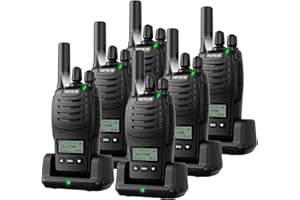 Retevis H777D Walkie Talkies Long Range for Adults, LCD Display, Handheld FRS Two Way Radio, Front Button, USB-C, 1200 mAh, N