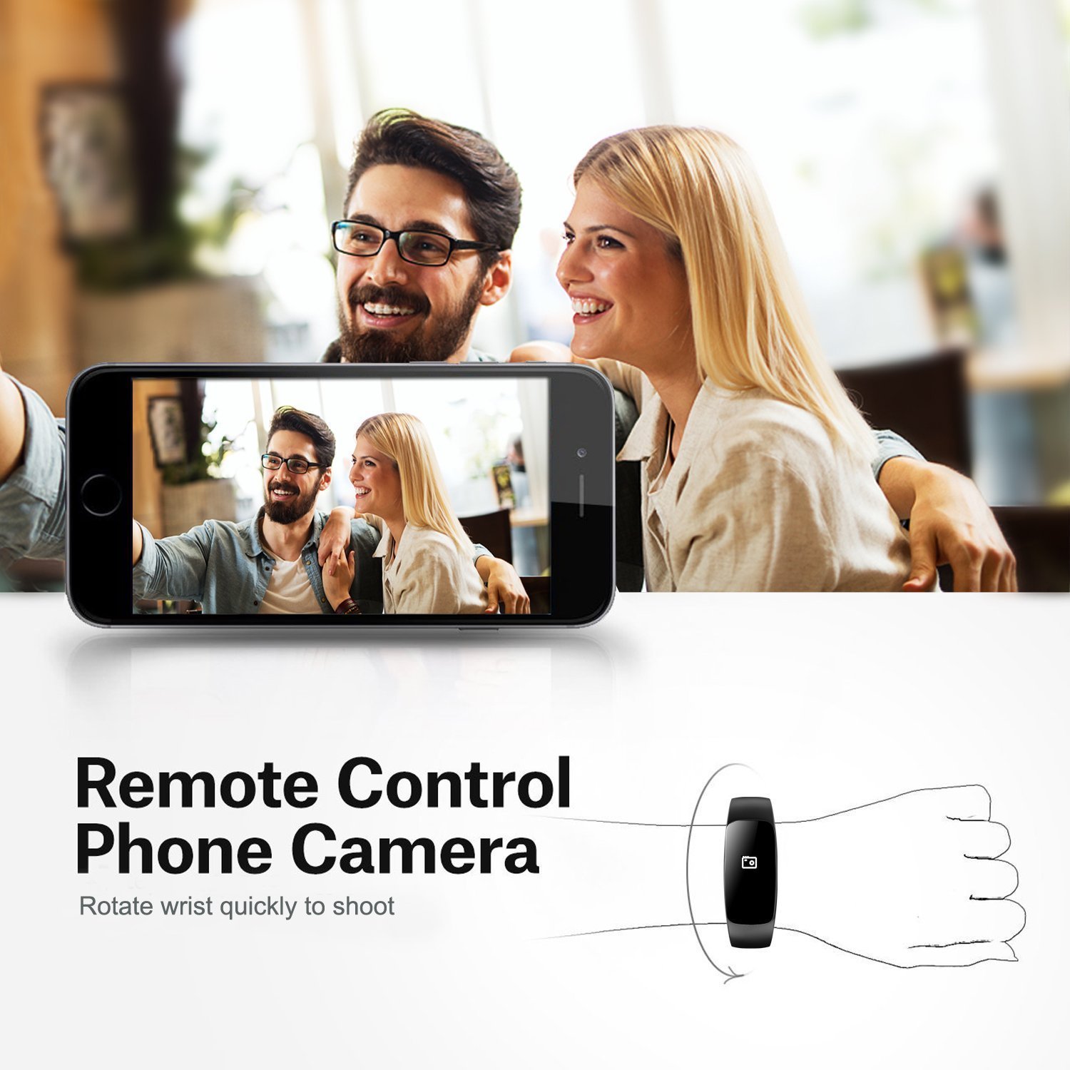 Fitness Tracker,ZoiyTop Smart Bluetooth Bracelet heart rate Upgraded Version 2017 smart wristband Sports Fitness（Purple）