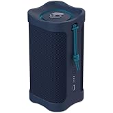 Skullcandy Wireless Terrain XT Bluetooth Speaker - IPX7 Waterproof Portable Terrain Speaker with Dual Custom Passive Radiators, 14 Hour Battery, Nylon Wrist Wrap, &amp; True Wireless Stereo (Navy)