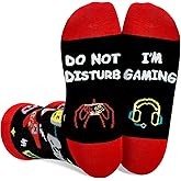 Gaming Gifts for Boys Socks for Kids Teens Christmas Stocking Stuffers White Elephant Birthday Gift Funny Gamer Socks