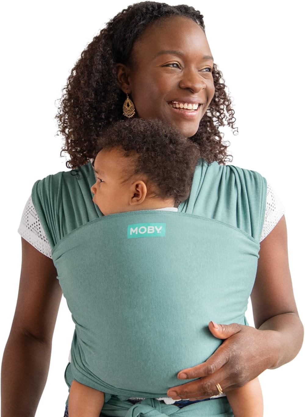 Moby Wrap Element Baby Sling Carrier Newborn to Toddler Hydro