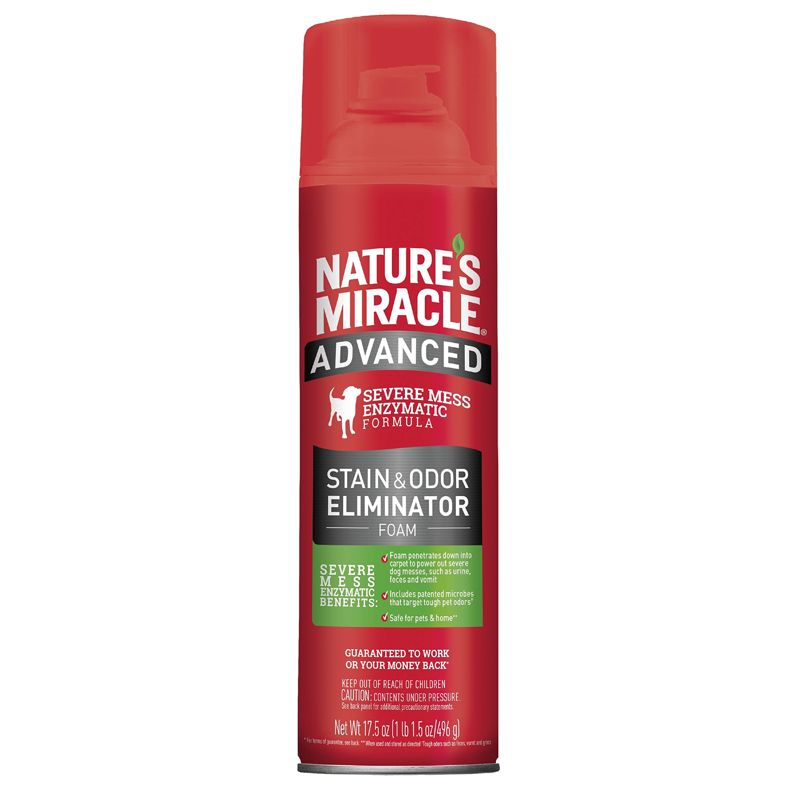 Nature's Miracle Advanced Stain and Odor Eliminator Dog for Severe Dog Messes
