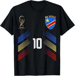 DR Congo Flag Congolese Pride Lovers Retro T-Shirt