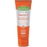 Medline Remedy Specialized Extra Thick Zinc Skin Paste (4 oz), Unscented, Micronized Zinc Oxide, Incontinence Cream, Diaper R