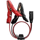 NOCO GC014 X-Connect XL Battery Clamp Accessory with Integrated M10 Eyelets Genius Battery Chargers, Red, Black