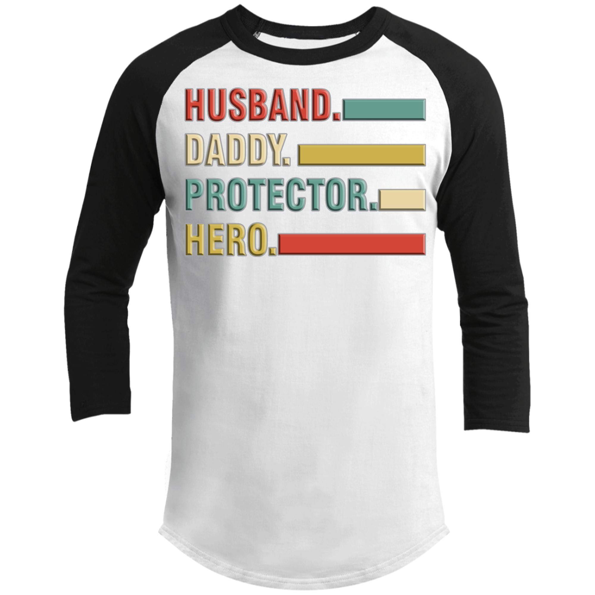 Matfastshop Husband Daddy Protector Hero Best Gift For Husband Funny T Shirt
