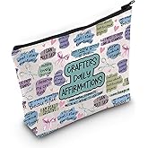 TSOTMO Crocheting Gift Crafters Makeup Bag Crafter Gifts Creative Room Craft Room Gift For Craft Lovers DIY Gift (CRAFERS DAILY)