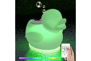 GGII Floating Pool Lights Ducks, Blue-Tooth Speakers Duck Pool Lights Waterproof Ip68 with Remote, LED Duck That Float RGB Colors,USB Rechargeable for Swimming Pool, Spa, Pond,Party