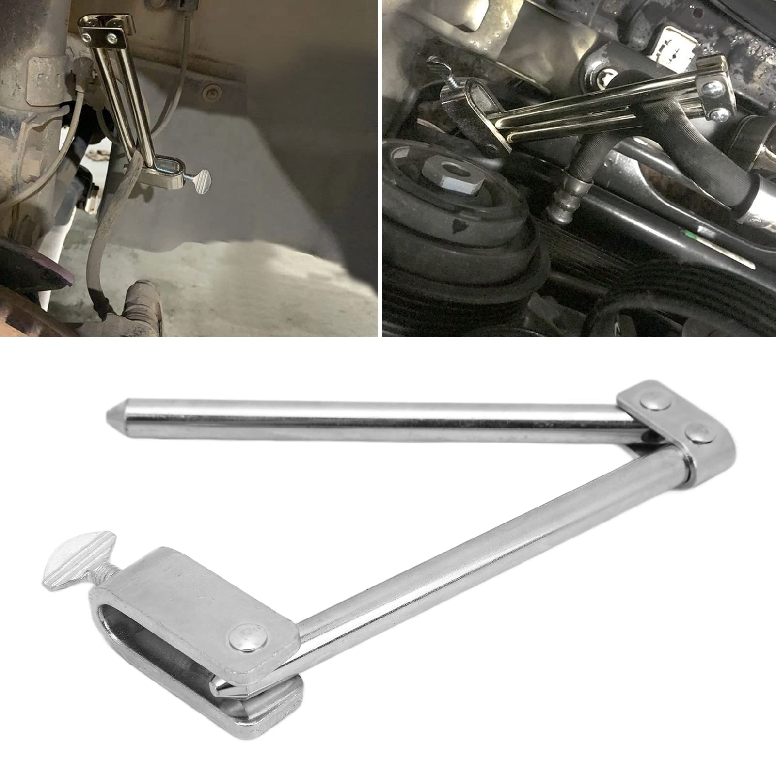 Tbest Bar Type Hose Clamp Tool - Steel Alloy Brake and Fuel Hose Clamp with Chrome Plating for Automotive Tubing Sealing, 14.1cm/5.55in Length