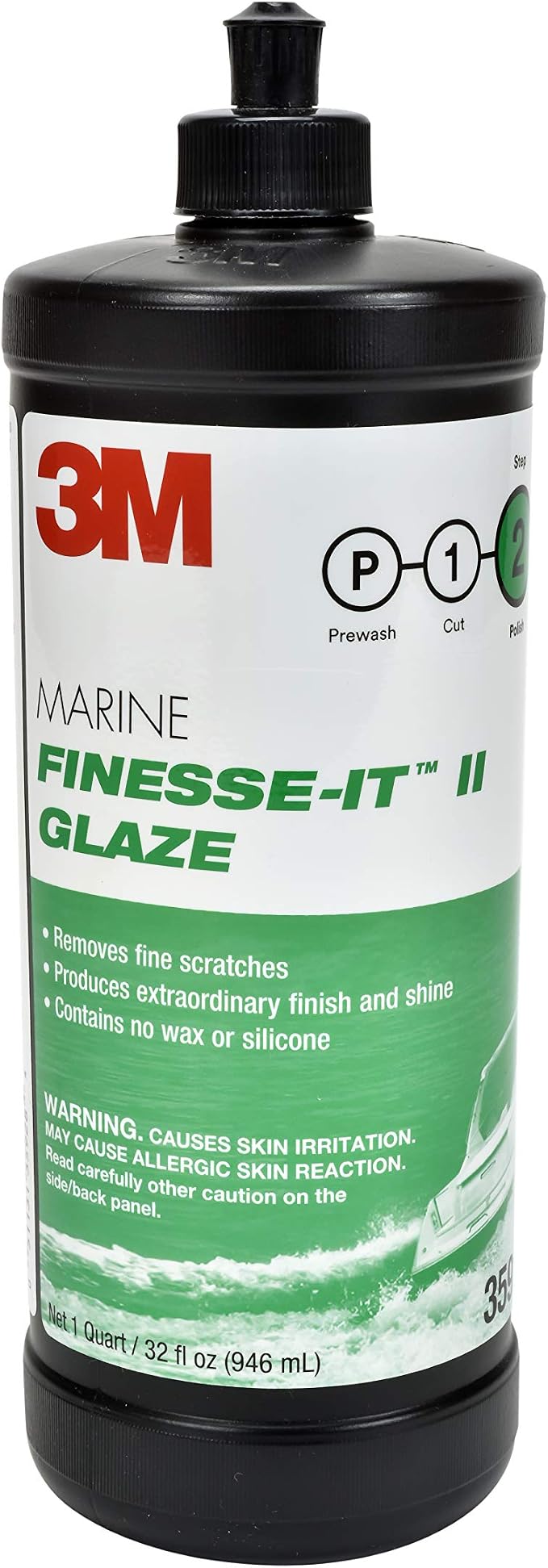 3M 35928 Finesse-it II Marine Glaze - 1 Quart, Waxes - Amazon Canada