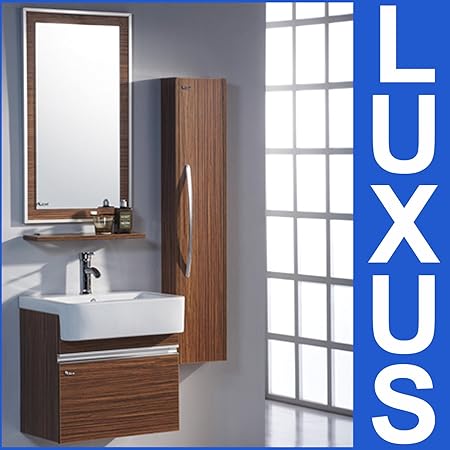 Badezimmer Komplett-Set Badmöbel inkl. Waschbecken und Armatur