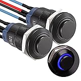 APIELE 12mm Latching Push Button Switch SPST