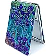 Aeisage Art Decor Rectangular Mirror, Foldable, Portable, Magnifying, 3.46 x 2.46 x 0.4 Inches, Van Gogh