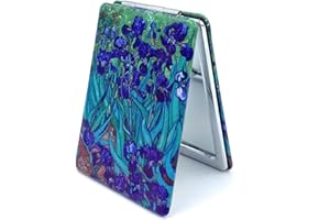 Aeisage Magnifying Mirror for Purse Flower Mirror Gifts Small Cosmetic Mirror for Bag Compact Makeup Mirror for Women Cute Rectangular Mirror Square Mirror Art Decor Diameter 2.75*0.4inch Thickness