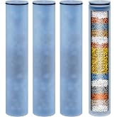 Shower Head Filter Replacement Cartridge Compatible with MakeFit 4PACK | Fits MakeFit SSJ781, DSSJ781 and DSSJ781-01, KDF and Calcium Sulfite Media, 3-4 Months per Cartridge, Tool-Free Twist Install