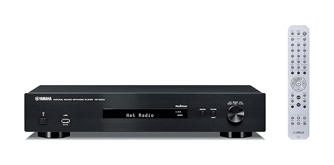 title=Yamaha NP-S303 BL- Lettore di Rete, Colore Nero