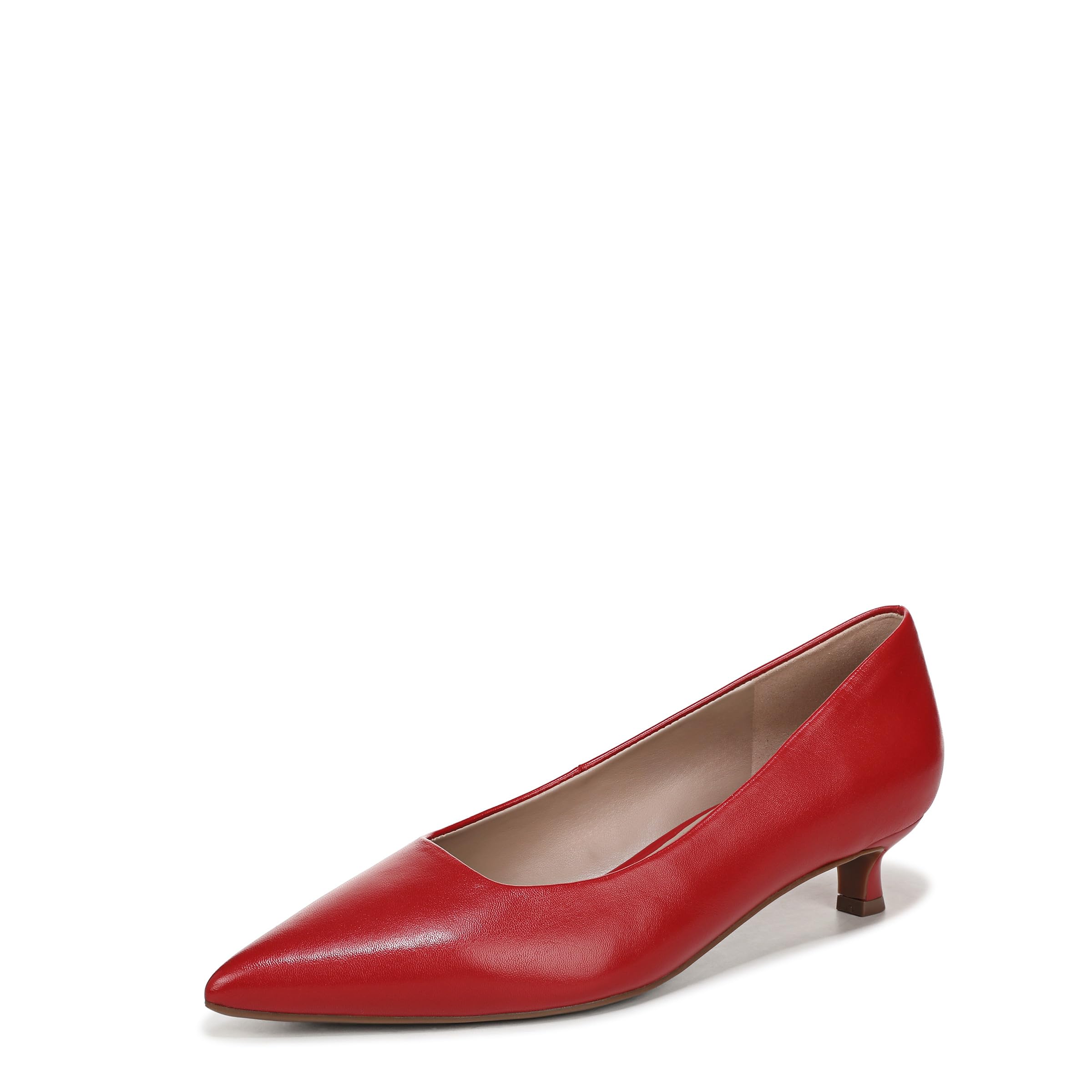 Naturalizer Women’s Natalia Pump Red Leather 9 M