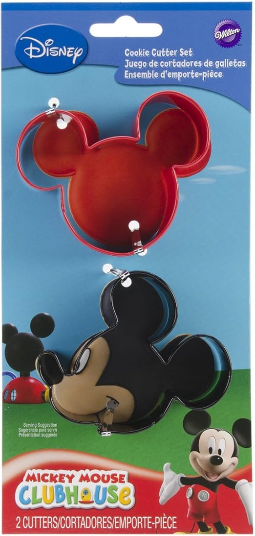 Amazon Com Wilton Mickey Mouse Cookie Cutter Set Disney Cookie