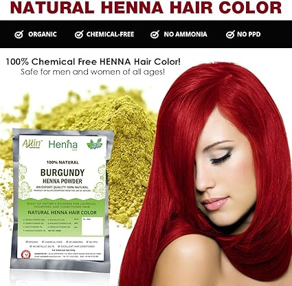 Amazon Com Allin Exporters Burgundy Henna Hair Color 100