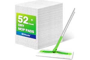 UNIMADE Dry Sweeping Cloths, 52 Count Mop Refill Compatible with Swiffer Sweeper - Disposable Duster Refills Mops for Cleaning Hardwood Floor Dust