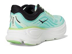 Hoka Men's Bondi 9 Sneaker, Luna Moth/Blue Spark, 16