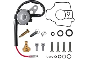 SPDTMHC Fuel Shut-Off Solenoid Kit 24-757-01-S Fit for Kohler CH18 CH20 CH22 CH23 CH25 CH621 CH641 CH680 CH730 CH740 Fit for Miller Bobcat Welder LH630-LH755 with Carburetor Repair Kit