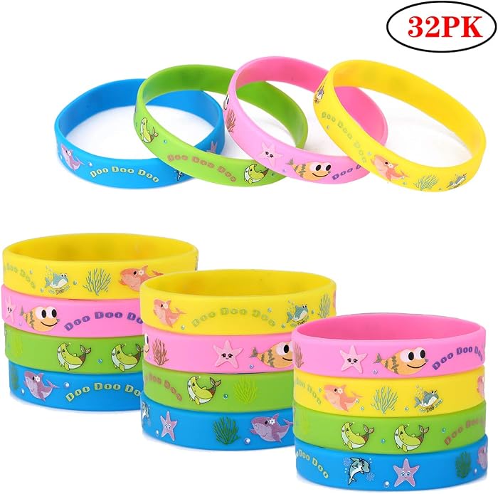 24 Pcs TIK Theme TOK Bracelet Silicone Bracelet Pa... – Grandado