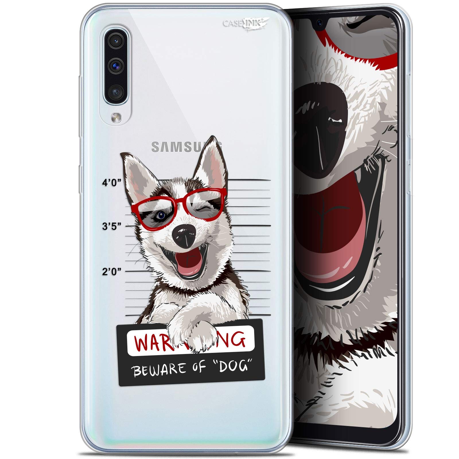 Beware The Husky Dog Case for 6.4" Samsung Galaxy A50