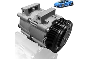 NTLTPYY AC Compressor Compatible with Explorer/Ranger/B-Series/Navajo/Mountaineer (1990-2011) - FS10 Type,R-134A,w/Clutch,Pre-Filled Oil,1-Year Warranty,Direct Fit Replacement# 58132, 57132,4R3Z19703A