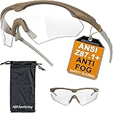 HTS HUNTERSKY S53 anti fog Tactical Shooting Range Safety Glasses Ballistic eye protection Hunting Airsoft Riding Pickleball