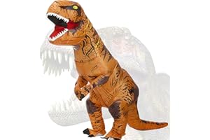 RHYTHMARTS Inflatable Costume Dinosaur Inflatable Costumes T-rex Costumes Fancy Dress Halloween Costume Adult Costume
