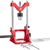 Portable Drill Guide for Drilling Angled or Straight Hole with Guide Rod | 0&deg; to 60&deg; Angle Drill Jig Attachment, Drill Press Adapter for Hand Drill, Portable Drill Press with 1/2" Chuck