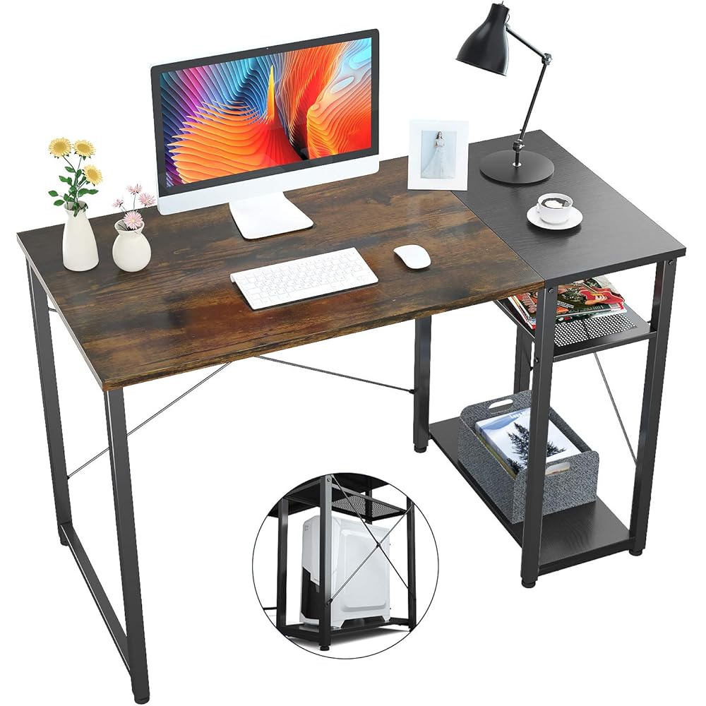 13/mo Finance Foxemart Home Office Computer Desk, 39 inch Sturdy