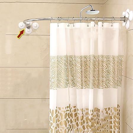 Gyl Yuliangan Lwfb Shower Curtain Rod Stainless Steel Extendable