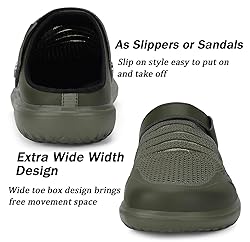 Eagsouni Garden Clogs Sandals Slip On Slippers for
