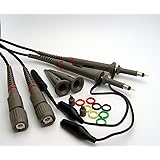 Hantek PP150 100 MHz Oscilloscope Clip Probes with Accessory Kit (Pack of 2)