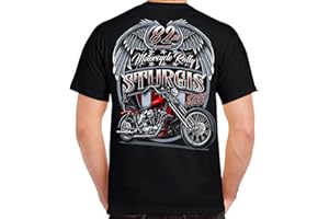 BIKER LIFE CLOTHING 2022 Sturgis Motorcycle Rally 82nd Anniversary Patriot T-Shirt