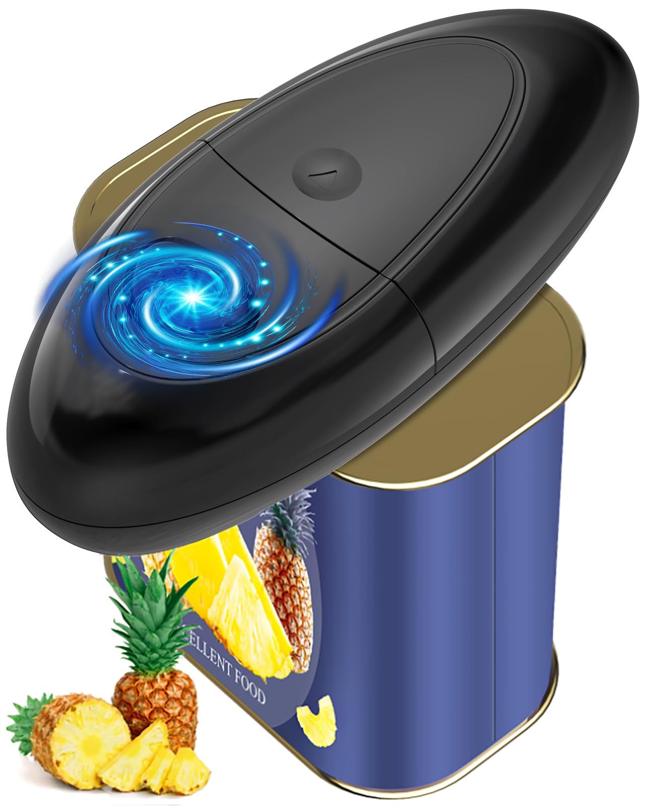 Electric Can Opener, Electric Can Opener for All Can Sizes, Lid Without Sharp Edges, Automatic One Touch Can Opener for Seniors, Kitchen Device for Arthritis and Weak Hands