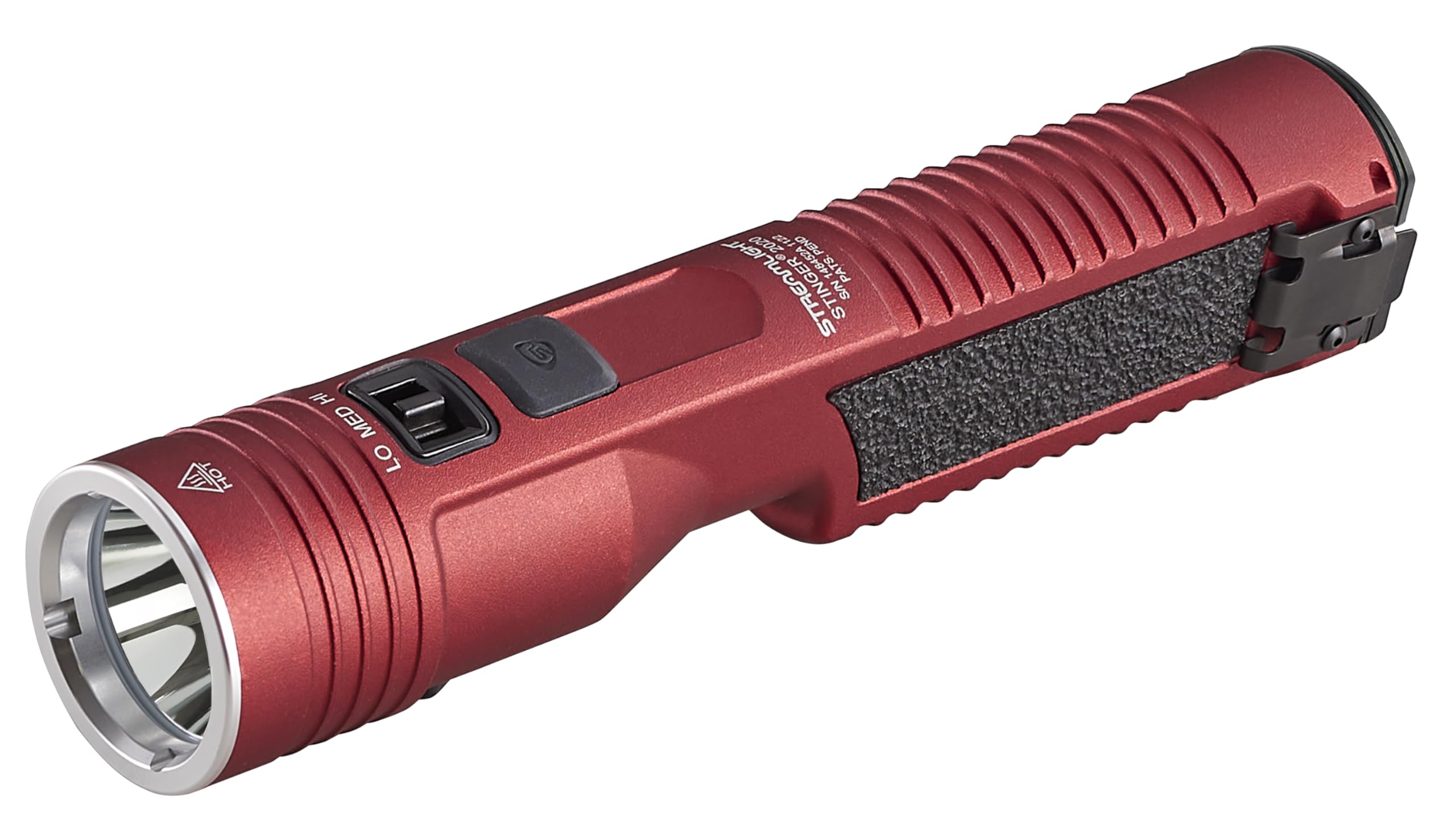 Streamlight 78121 Stinger 2020 2000-Lumen Rechargeable Professional Flashlight with 120V AC/12V DC 1 Holder Charger, Red Image