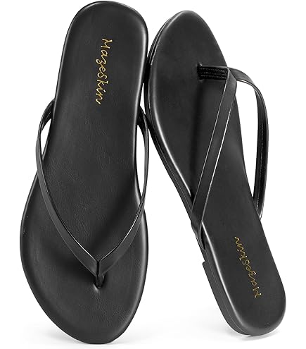 un3d 【美品】 THONG FLAT SANDAL 37 Amazon.com | FJQNXGY Flip Flops for Women Comfortable Square Toe