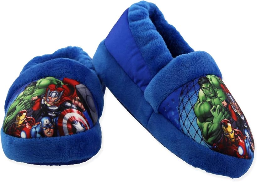 boys black panther slippers