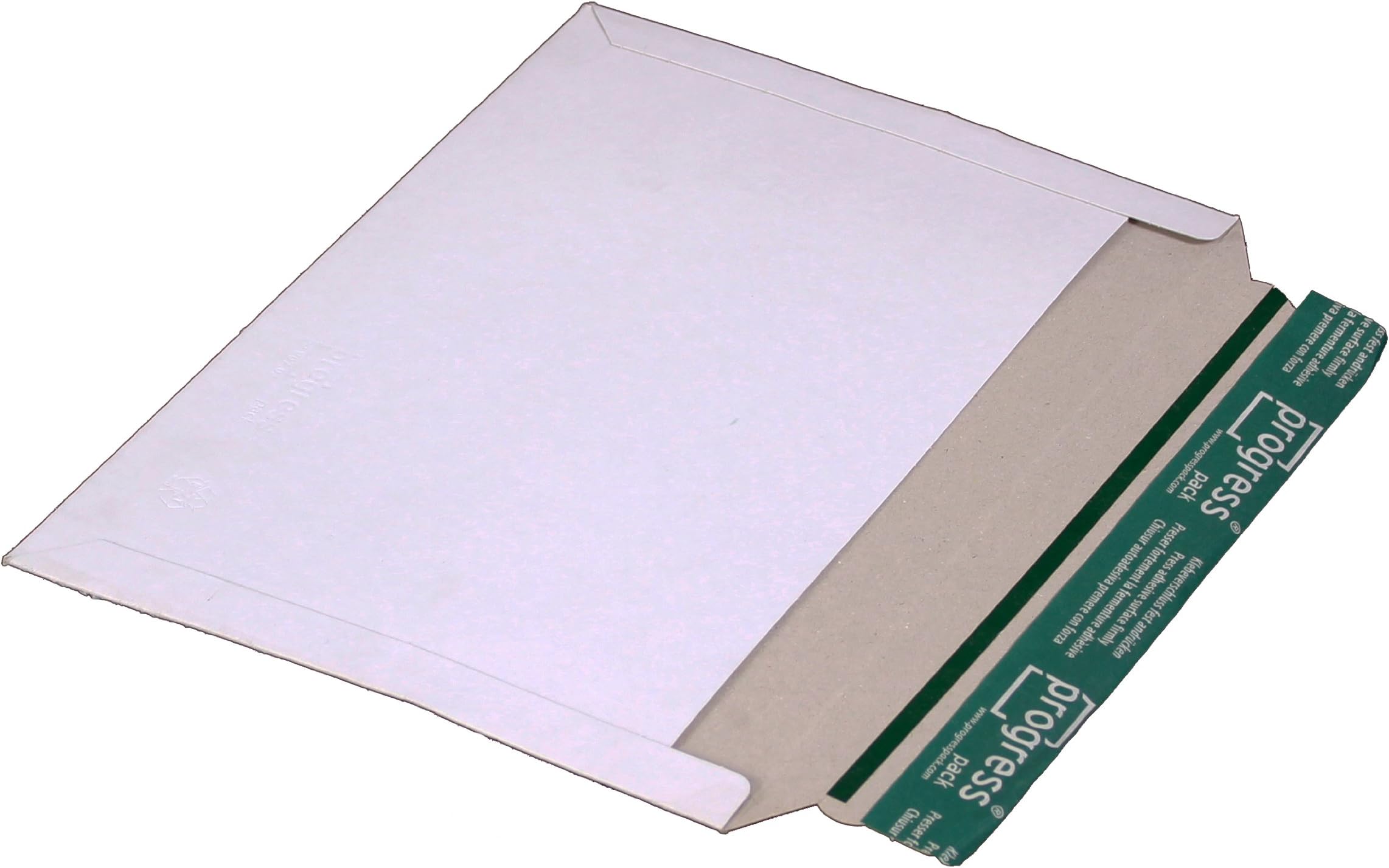 progressPACK PP V07.03 Delivery Envelopes - Landscape Format - Full Cardboard - DIN A4-320 x 225 mm - Pack of 25 - White