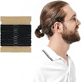 SwirlColor Hair Ties For Men 10 Pcs Braided Elastic No Damage Crease view 1