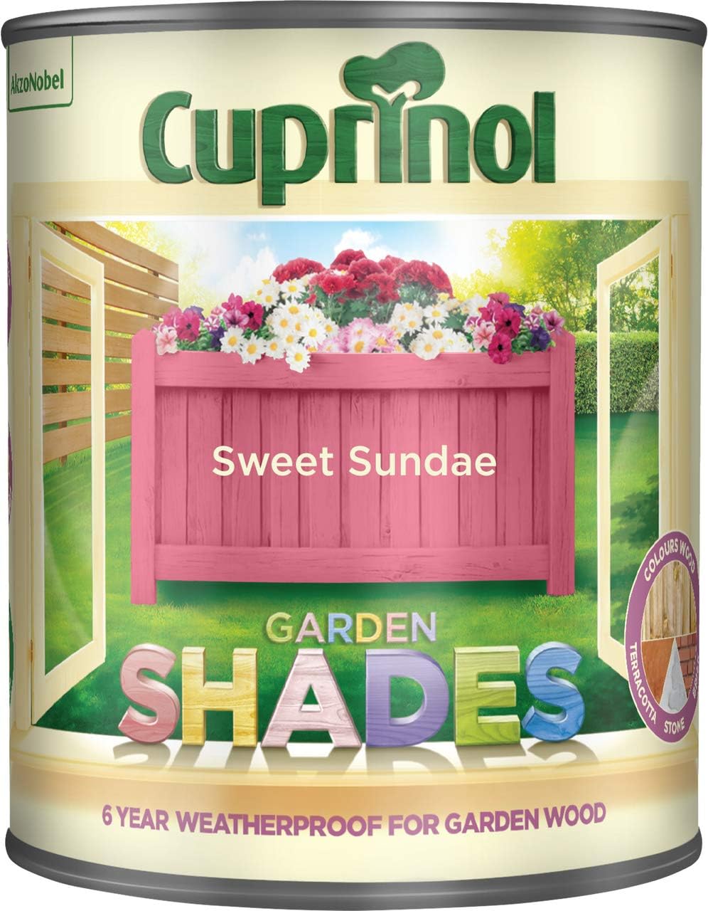 Cuprinol GSSS1L Garden Shades Sweet Sundae 1 Litre