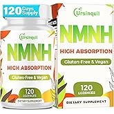 Sublingual NMNH 500mg (Dihydronicotinamide Mononucleotide) (120 Servings, NMNH 500mg per Serving) NAD Supplement to Boost NAD Levels as We Age, for Anti-Aging, Energy, Immunity, Focus - 120 Count