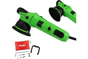 Maxshine M8S V2 G Dual Action Polisher | 8mm Throw, 5” Plate, 1000W Motor, 6-Speed, 6500 RPM | Corded Electric Polisher for Auto, Boat & Marine Detailing, Scratch Removal & Paint Correction