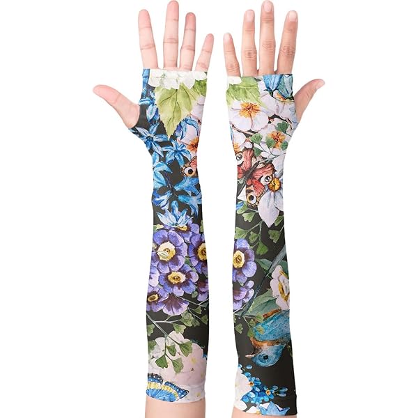 Boccsty Cooling Arm Sleeves With UPF 50+ Sun Protection – Stretchable UV Guard For Gardening, Sports & Outdoor Activities