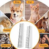 ZDXY Stainless Steel Pet Comb Detangling Tool for Dogs & Cats view 6