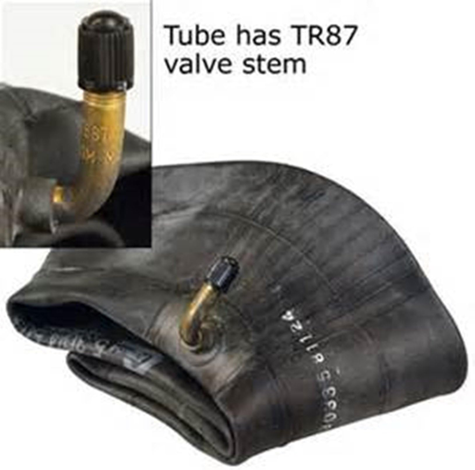LOT OF 2 (TWO) 6" Tire Inner Tubes with TR87 Bent Metal Valve fits 13x5.00-6 13x5.00x6 13x500-6 13x500x6